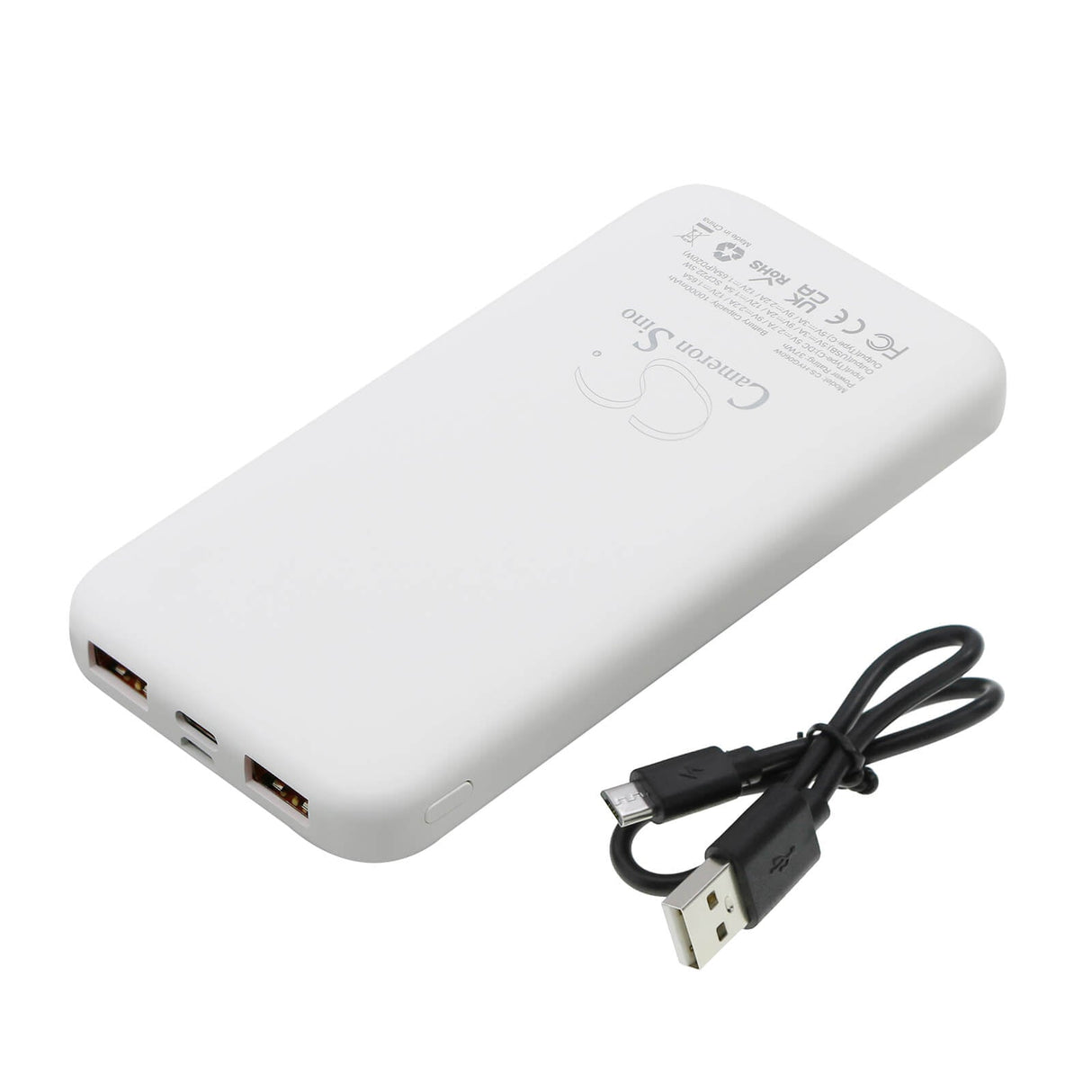 5.0v, Li-polymère, 10000mah, Batterie Compatible avec Cameron Sino White Power Bank 10000mah, 50.00wh Power Bank Cameron Sino Technology Limited (Outils Électriques)