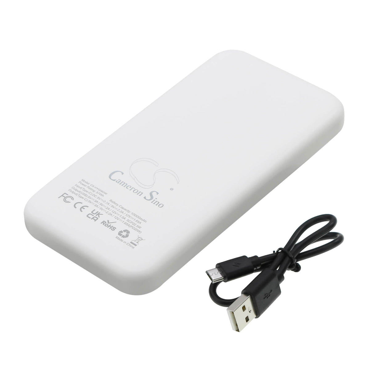 5.0v, Li-polymère, 10000mah, Batterie Compatible avec Cameron Sino White Power Bank 10000mah, 50.00wh Power Bank Cameron Sino Technology Limited (Outils Électriques)