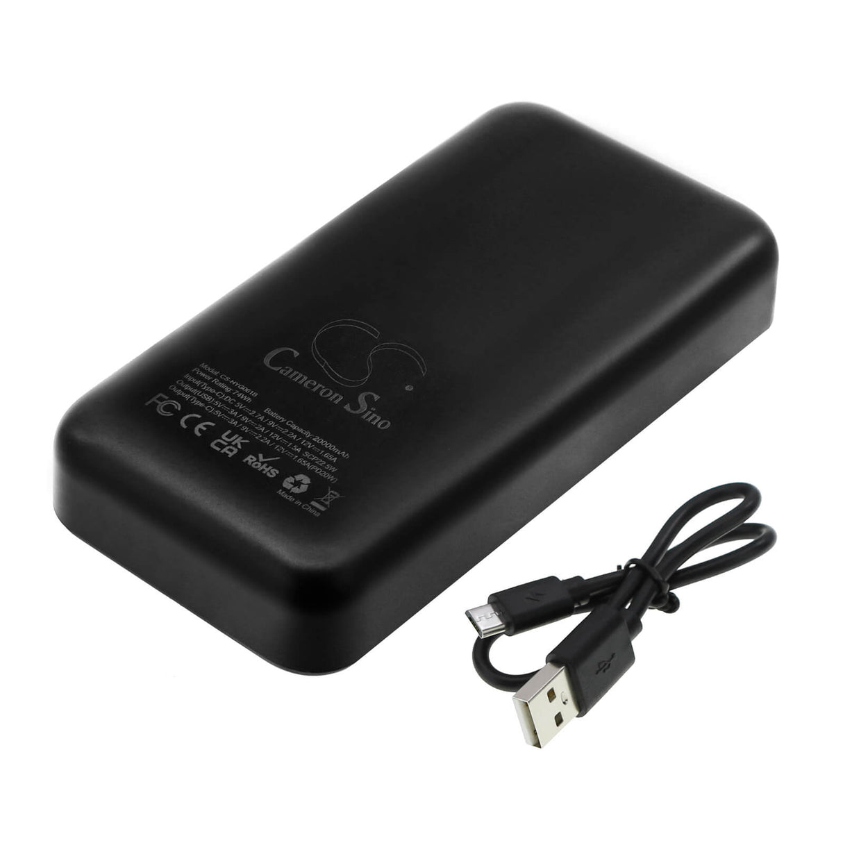 5.0v, Li-polymère, 20000mah, Power Bank Noir 20000mah, 100.00wh Power Bank Cameron Sino Technology Limited (Outils électriques)