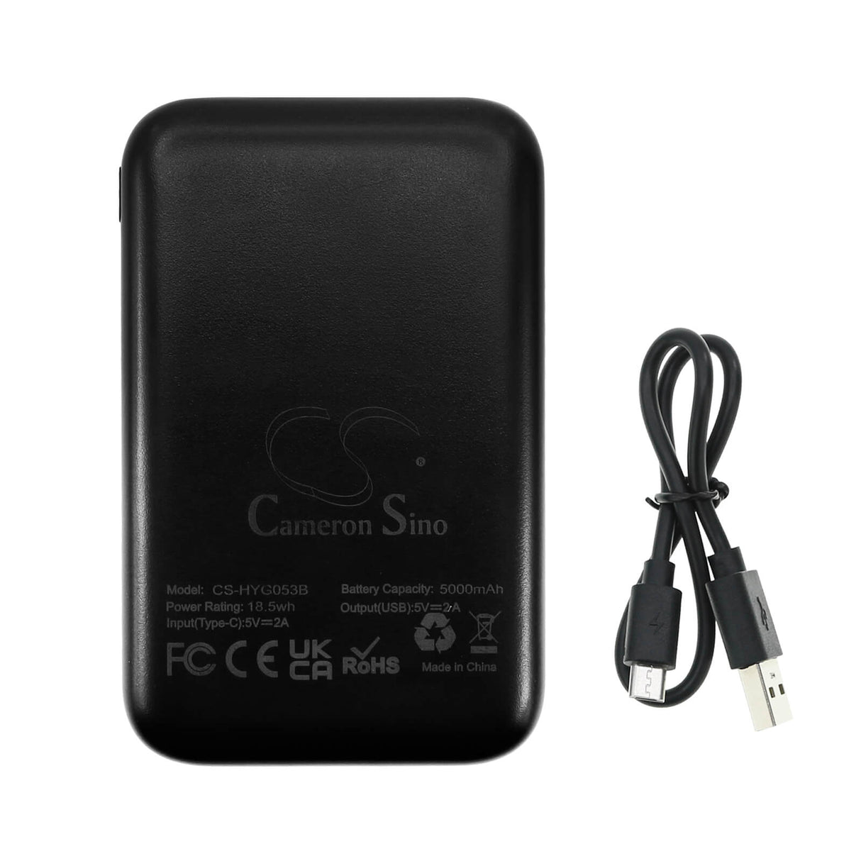 5,0v, Li-polymère, 5000mah, Batterie externe noire 5000mah, 25,00wh Batterie externe Cameron Sino Technology Limited (Outils électriques)