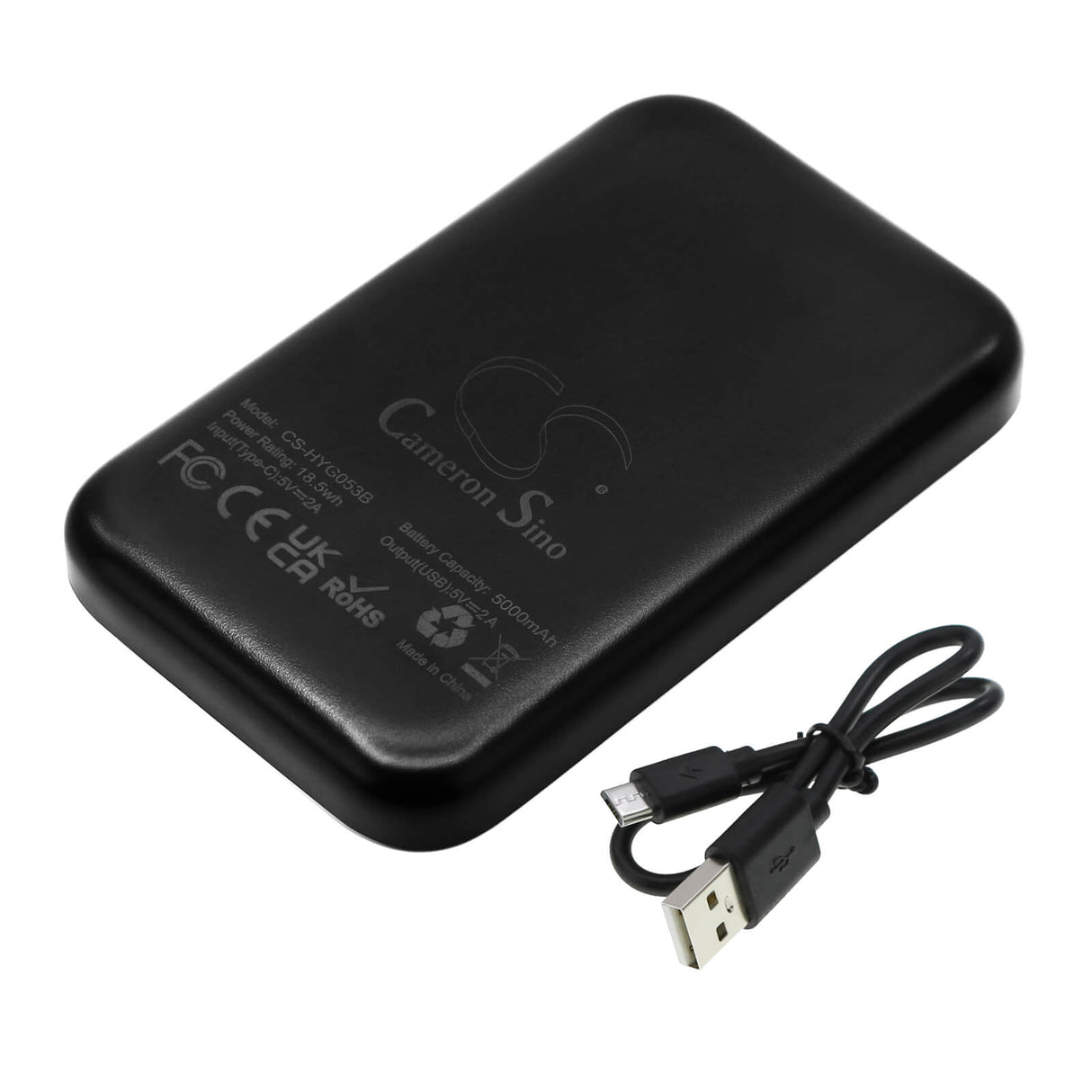 5,0v, Li-polymère, 5000mah, Batterie externe noire 5000mah, 25,00wh Batterie externe Cameron Sino Technology Limited (Outils électriques)