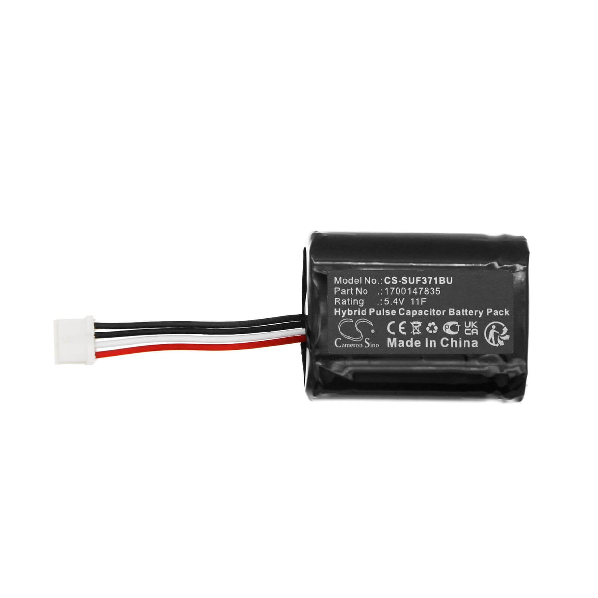 5.4V, HPC, 250mAh RAID Controller Battery fits Sun Oracle, 541-3731-08, 541-4416, 1.35Wh RAID Controller Cameron Sino Technology Limited