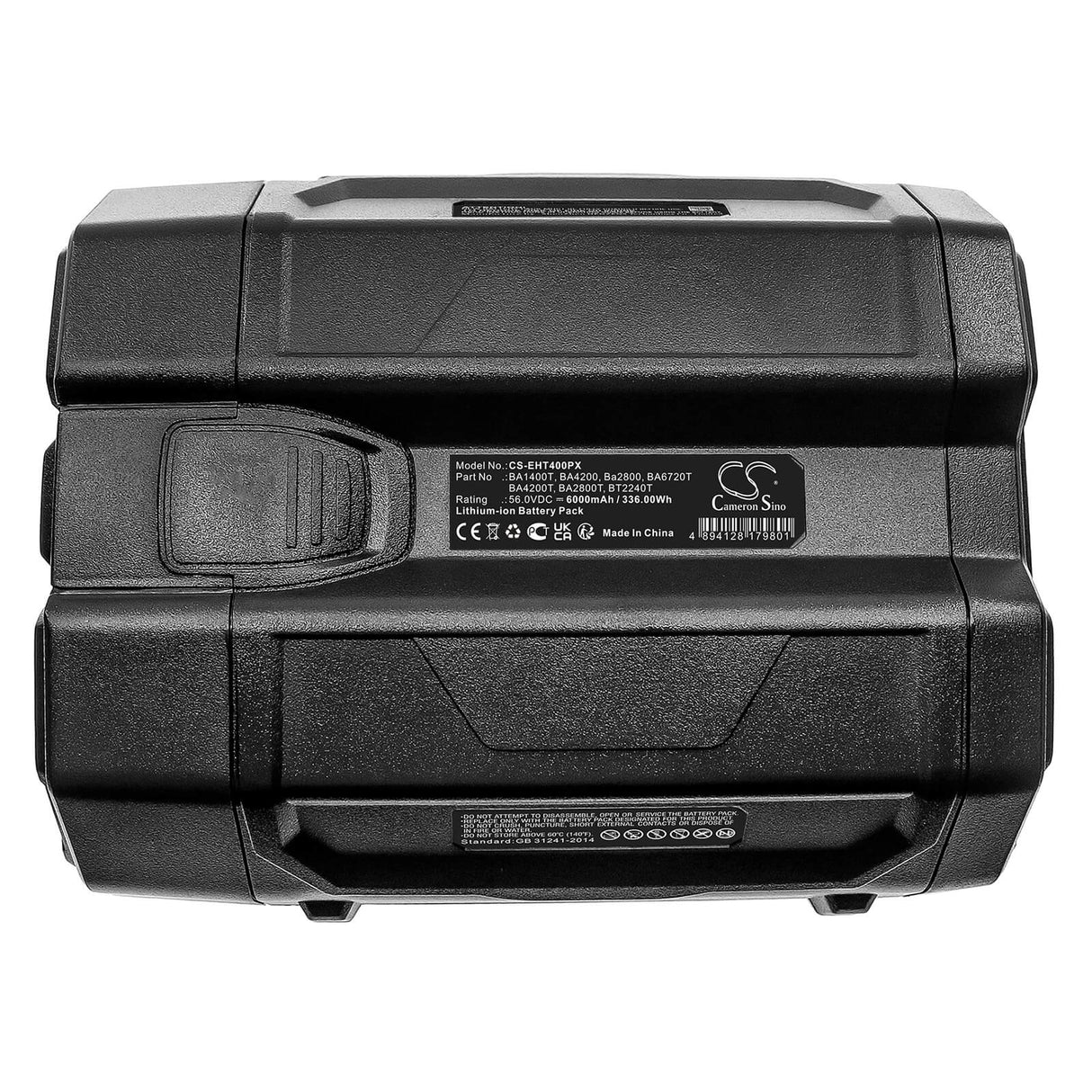 56.0V, Li-ion, 6000mAh, Gardening Tools battery fits Ego, Ba1400t, Cs1400, Cs1403, 336.0Wh Gardening Tools Cameron Sino Technology Limited (Dangerous Goods)