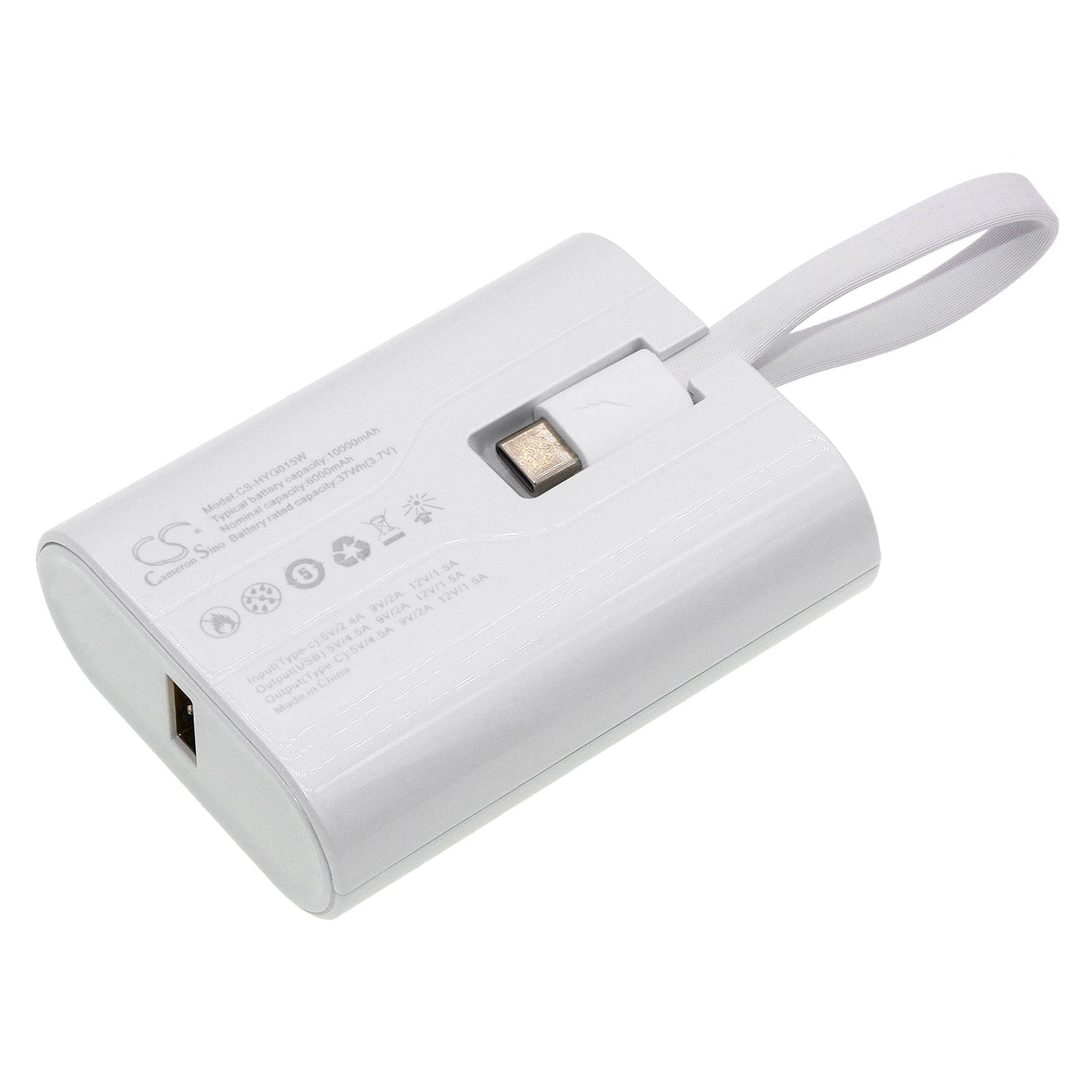 5V, Li-ion, 10000mAh, Power Bank battery, Type-C PD QC 3.0, Type-C PD QC 3.0, 50.00Wh Power Bank Cameron Sino Technology Limited (Power Tools)