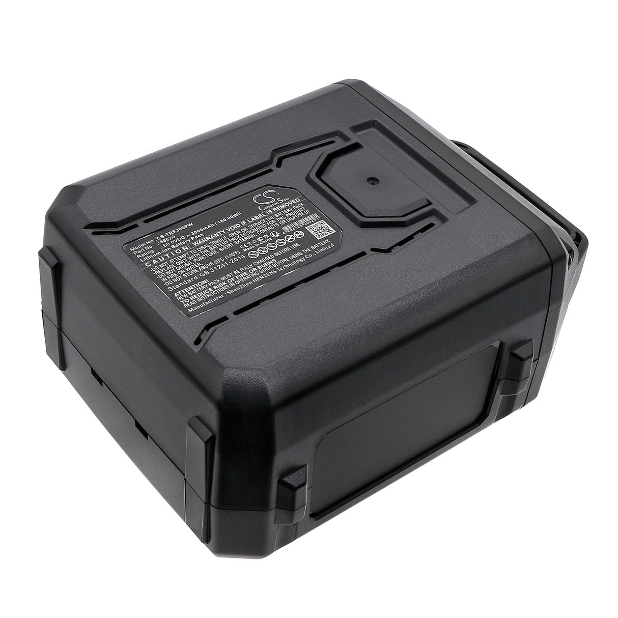 60.0V, Li-ion, 3000mAh, Lawn Mowers battery fits Toro, 88620, 120 Mph Brushless Leaf Blower, 16 In. (40.6 Cm) Brushless Cha, 180.0Wh Lawn Mowers Cameron Sino Technology Limited (Dangerous Goods)