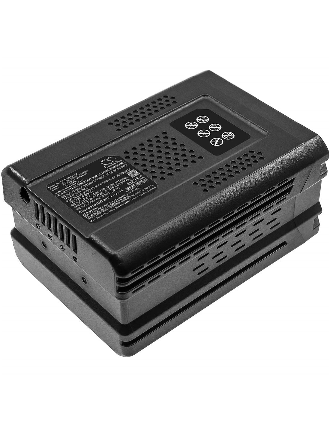 60.0V, Li-ion, 5000mAh, Gardening Tools battery fits Greenworks, 2918307, Gd60ab, Gd60lt, 300.0Wh Gardening Tools Cameron Sino Technology Limited (Dangerous Goods)