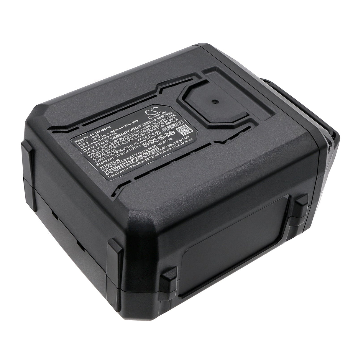 60.0V, Li-ion, 5000mAh, Lawn Mowers battery fits Toro, 88620, 120 Mph Brushless Leaf Blower, 16 In. (40.6 Cm) Brushless Cha, 300.0Wh Lawn Mowers Cameron Sino Technology Limited (Dangerous Goods)