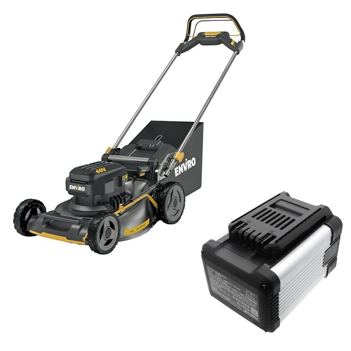 60.0V, Li-ion, 5000mAh, Lawn Mowers battery fits Enviro, Ep3620, Ep3630, 300.0Wh Lawn Mowers Cameron Sino Technology Limited (Dangerous Goods)