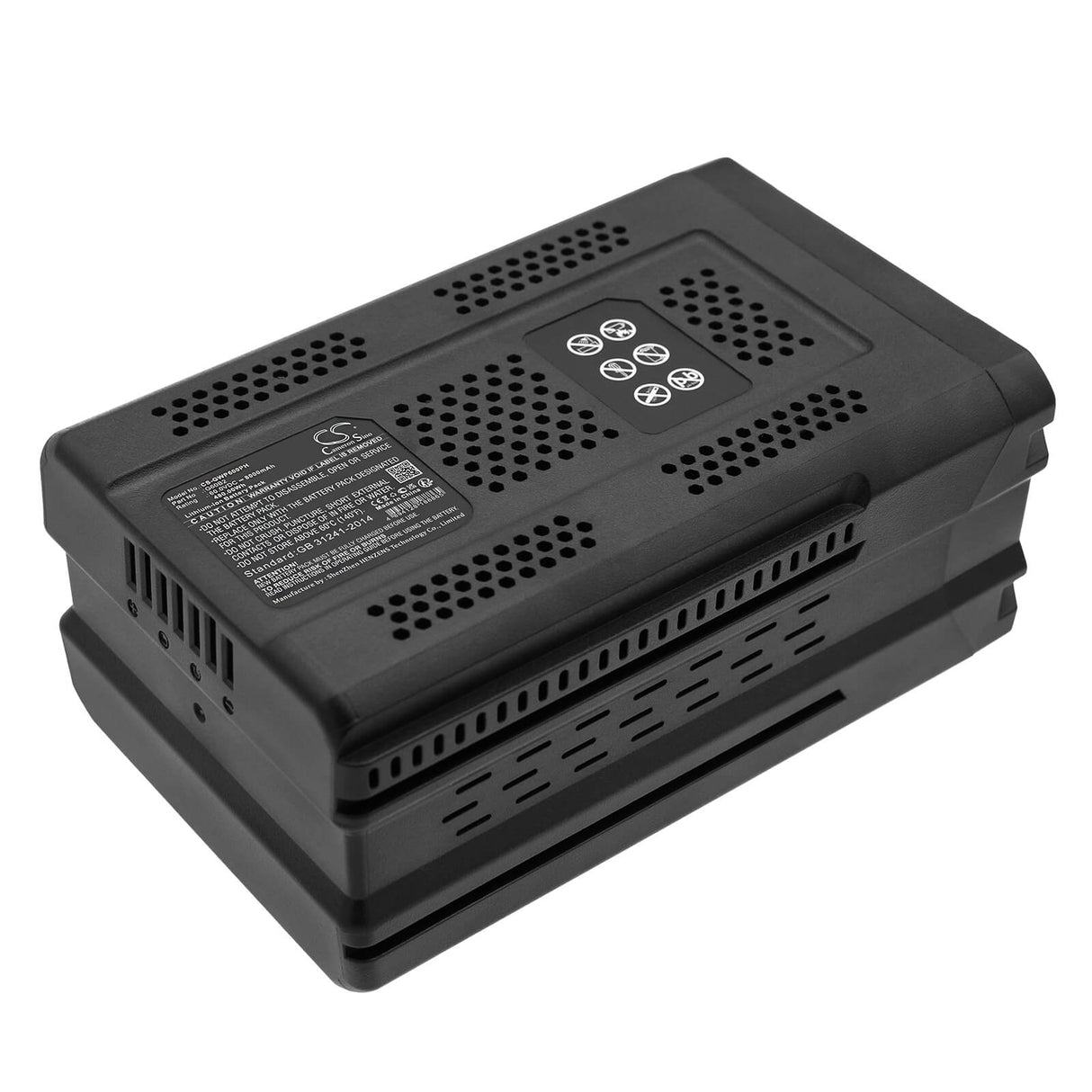 60,0V, Li-ion, 8000mAh, batterie pour outils électriques compatible avec Greenworks, 2918307, Gd60ab, Gd60lt, 480Wh Outils électriques Cameron Sino Technology Limited (Marchandises dangereuses)