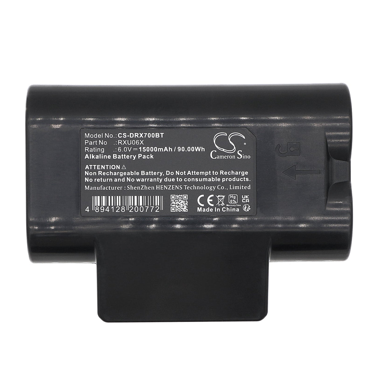 6.0V, Alkaline, 15000mAh, Alarm Battery Fits Daitem, Rld405f, Rld414x, 90.00Wh Alarm System Cameron Sino Technology Limited