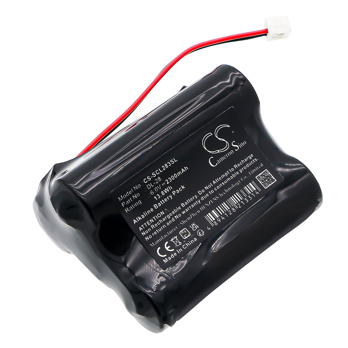 6.0V, Alcaline, 2300mAh, Batterie de serrure de porte compatible avec Saflok, A28310, Dry0068, 13.8Wh Serrure de porte Cameron Sino Technology Limited