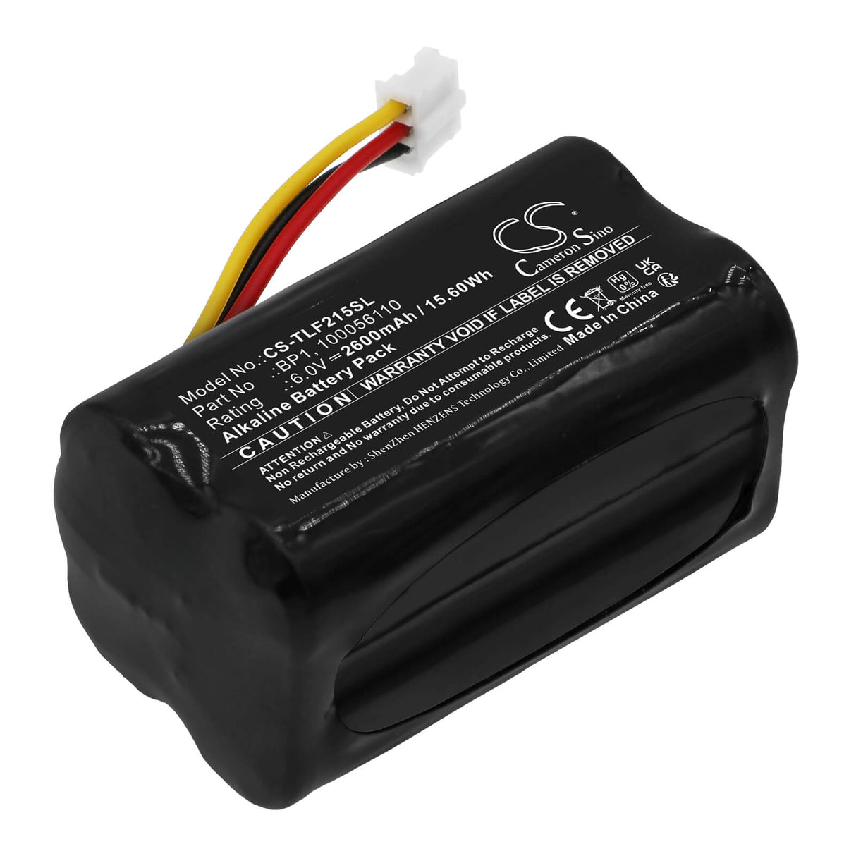 6.0v, Alkaline, 2600mah, Alarm Battery Fits Comstar, Comstar F215, Comstar F225, 15.60wh Alarm System Cameron Sino Technology Limited