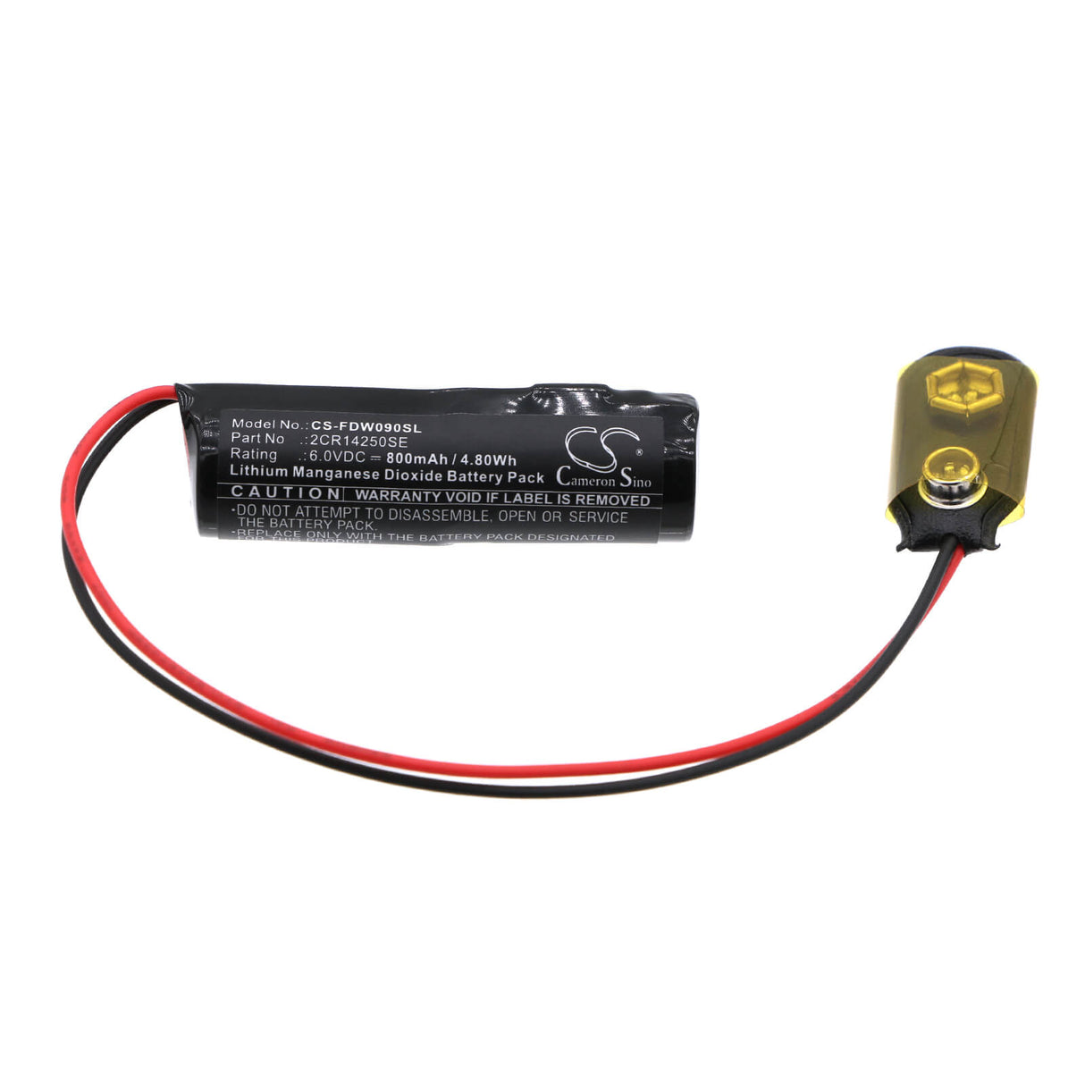6.0v, Li-mno2, 800mah, PLC Battery fits Fdk, 1070085767-102, 11929gw, 4.80wh PLC Cameron Sino Technology Limited