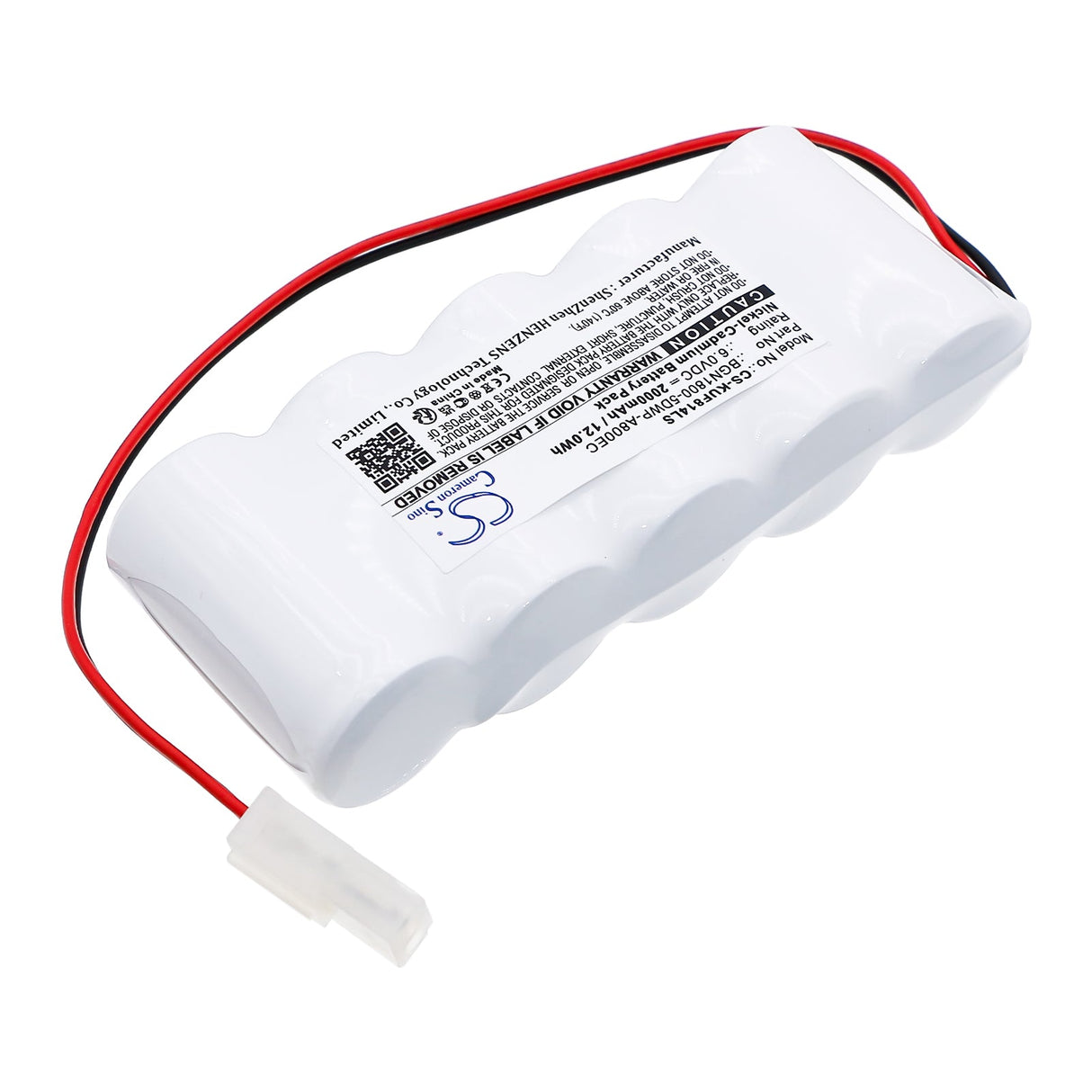 6.0V, Ni-CD, 2000mAh, Batterie d'éclairage de secours compatible avec Kaufel, Bgn1800-5dwp-a800ec, 850.0014, 12.0Wh Éclairage de secours Cameron Sino Technology Limited
