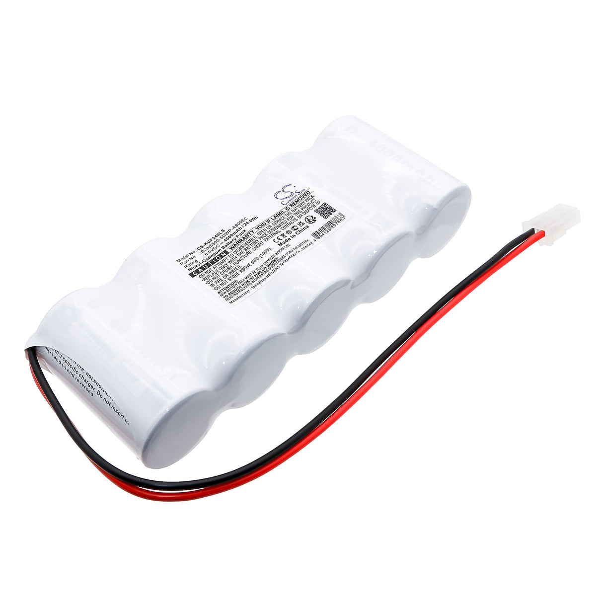 6,0V, Ni-CD, 4000mAh, batterie d'éclairage d'urgence compatible avec Kaufel, Bgn5500-5dwp-a800ec, 002003e, 2024, 24,0Wh Éclairage d'urgence Cameron Sino Technology Limited