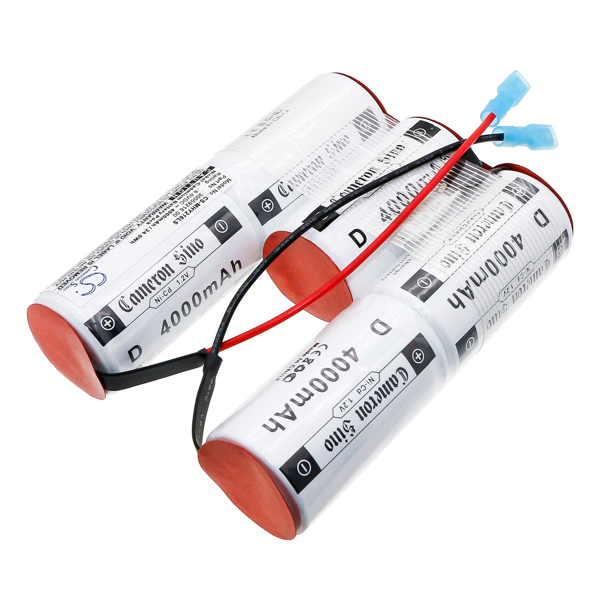 6.0V, Ni-CD, 4000mAh, batterie d'éclairage de secours compatible avec Tiga, Mica, 30059216, Halogène Y216f, My0837f, 24.0Wh Éclairage de secours Cameron Sino Technology Limited
