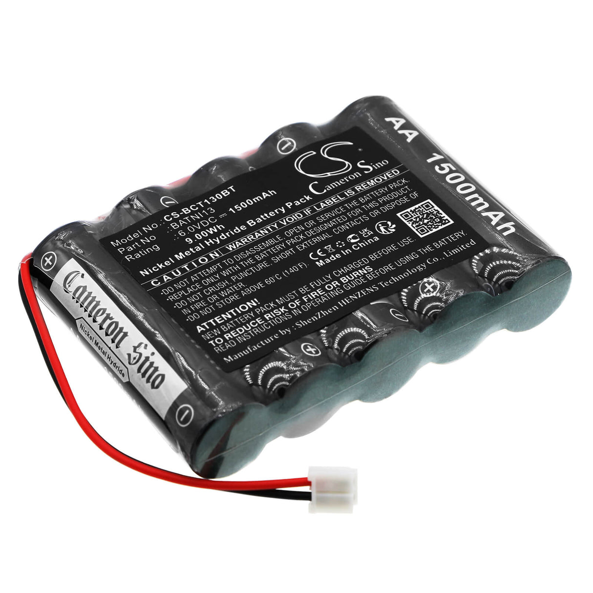 6.0v, Ni-mh, 1500mah, Alarm Battery Fits Daitem, Panel Pre 2007, 9.00wh Alarm System Cameron Sino Technology Limited