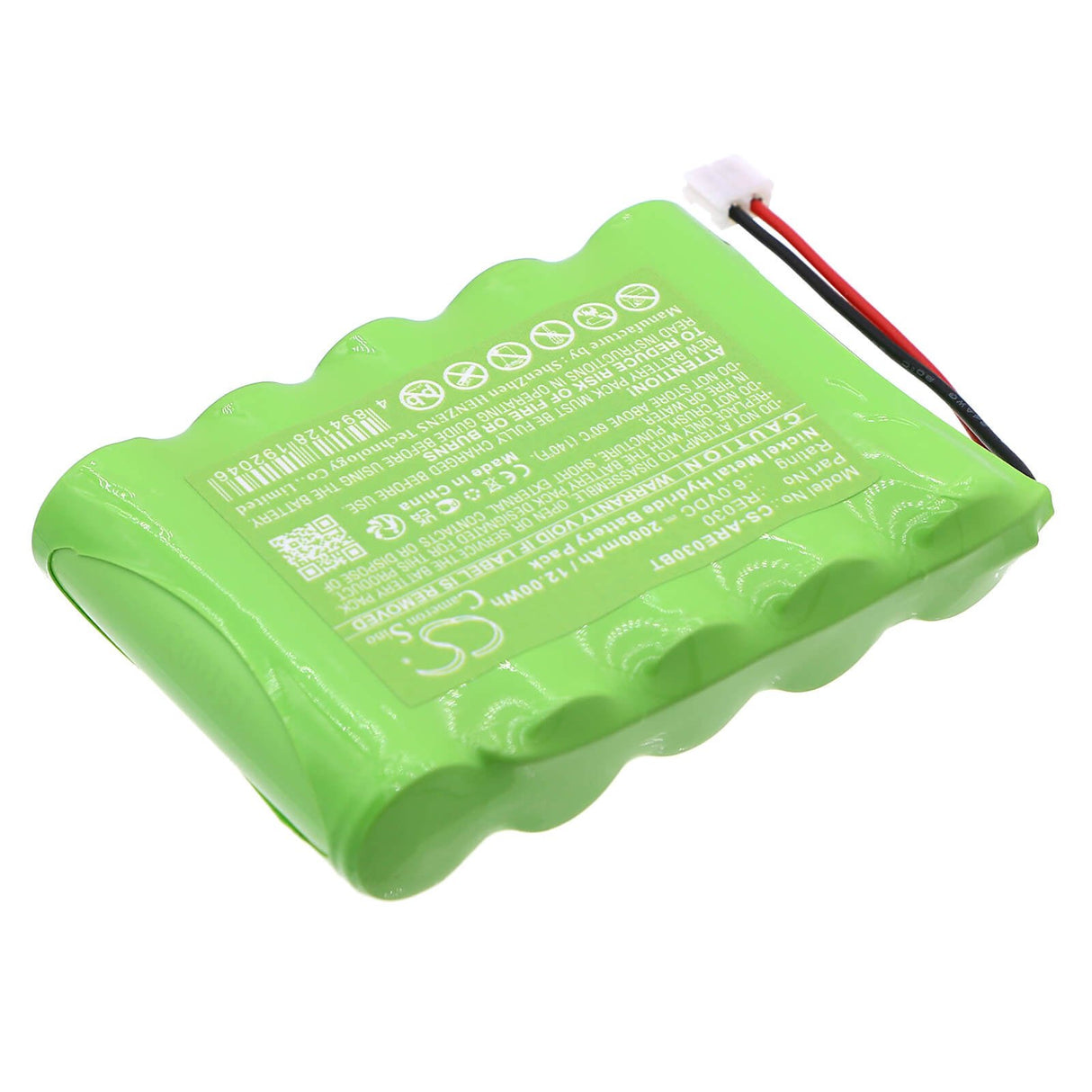 6.0v, Ni-mh, 2000mah, Alarm Battery Fits Alula, Repeater, Translator, 12.00wh Alarm System Cameron Sino Technology Limited