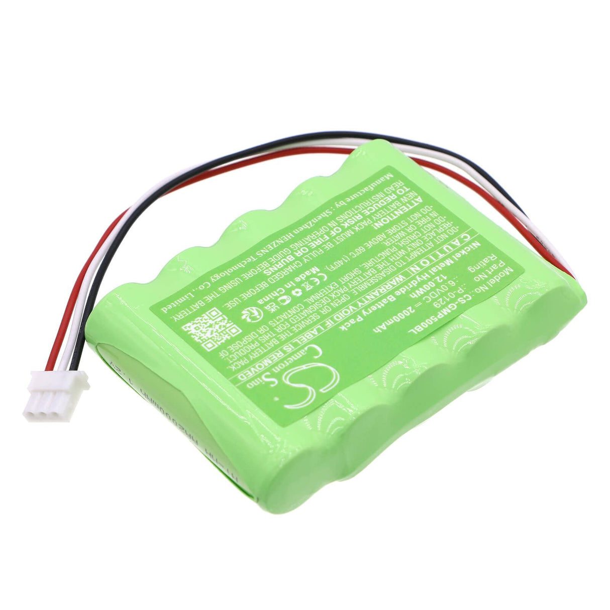 6.0v, Ni-mh, 2000mah, Batterie de caisse enregistreuse compatible avec Galeb, Mp-500, Mp-5000, 12.00wh Caisse enregistreuse Cameron Sino Technology Limited