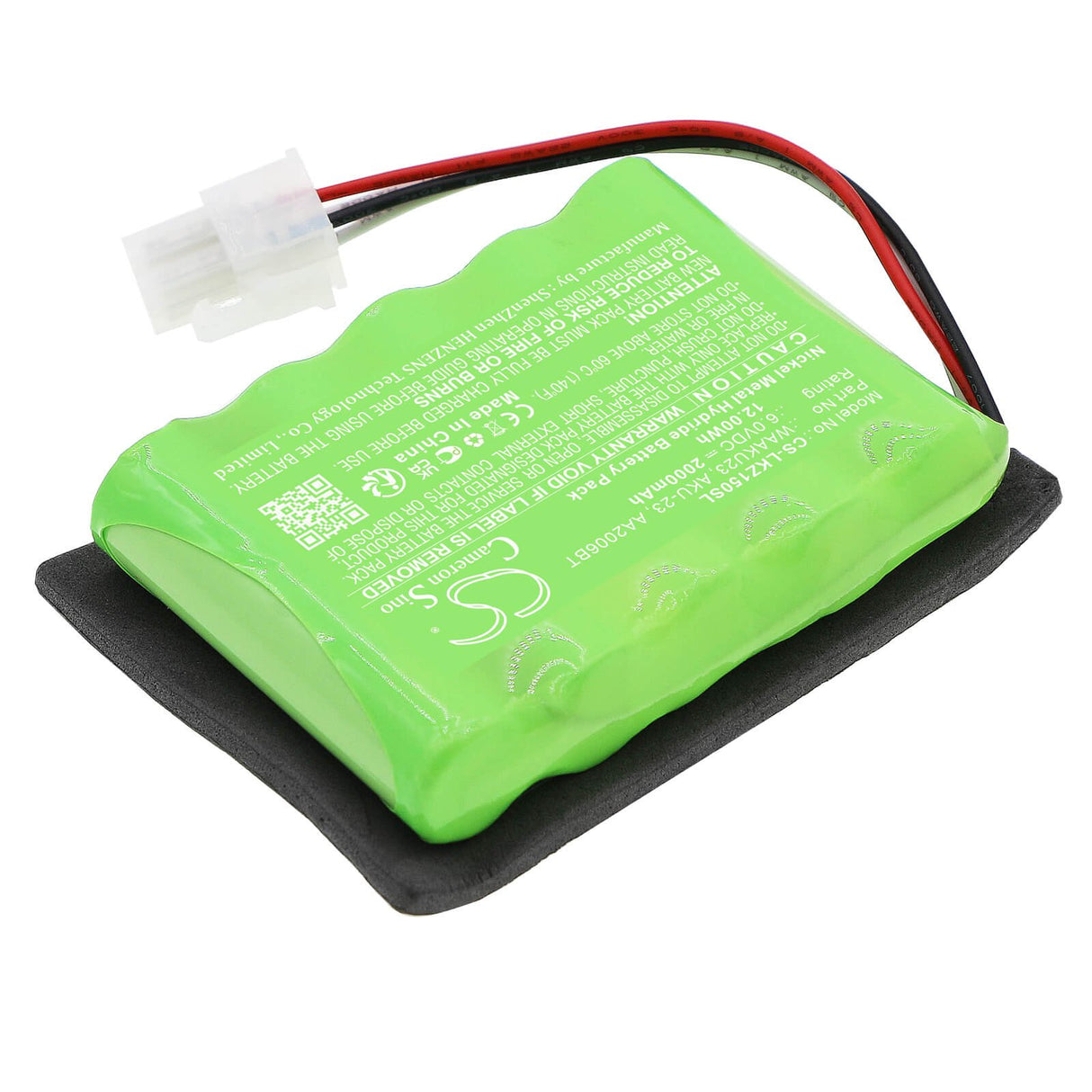 6.0V, Ni-MH, 2000mAh, Batterie d'équipement compatible avec Sonel, Aa2006bt, Détecteur de câbles LKZ-1500, 12Wh Équipement, Enquête, Test Cameron Sino Technology Limited