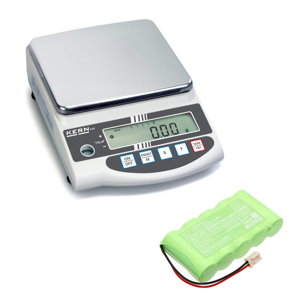 6.0V, Ni-MH, 2100mAh, batterie pour balances électroniques convient à Kern, Eg-a04, Eg-a06, 12.6Wh Balances électroniques Cameron Sino Technology Limited