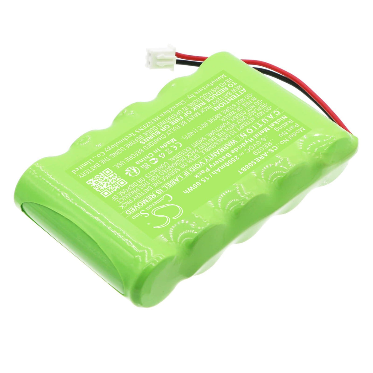 6.0v, Ni-mh, 2500mah, Alarm Battery Fits Alula, Connect+ Control Panel, Re508x, 15.00wh Alarm System Cameron Sino Technology Limited