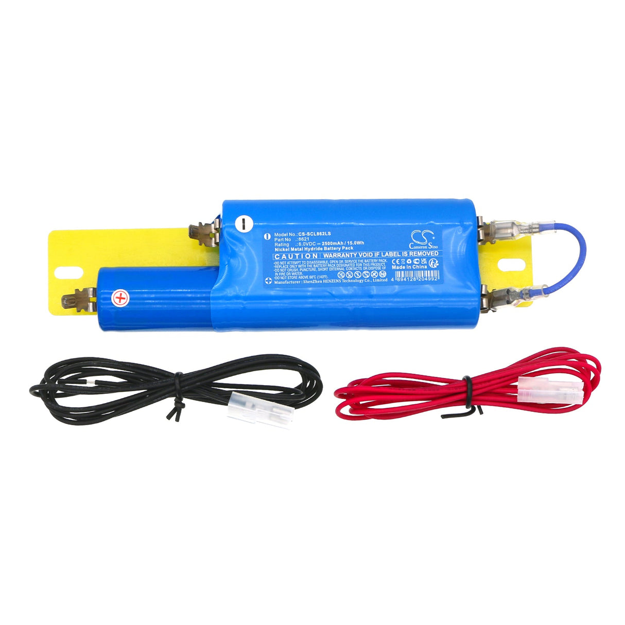 6.0V, Ni-MH, 2500mAh, Batterie d'éclairage de secours compatible avec Schuch, 8621, Licht 8621, 15.0Wh Éclairage de secours Cameron Sino Technology Limited