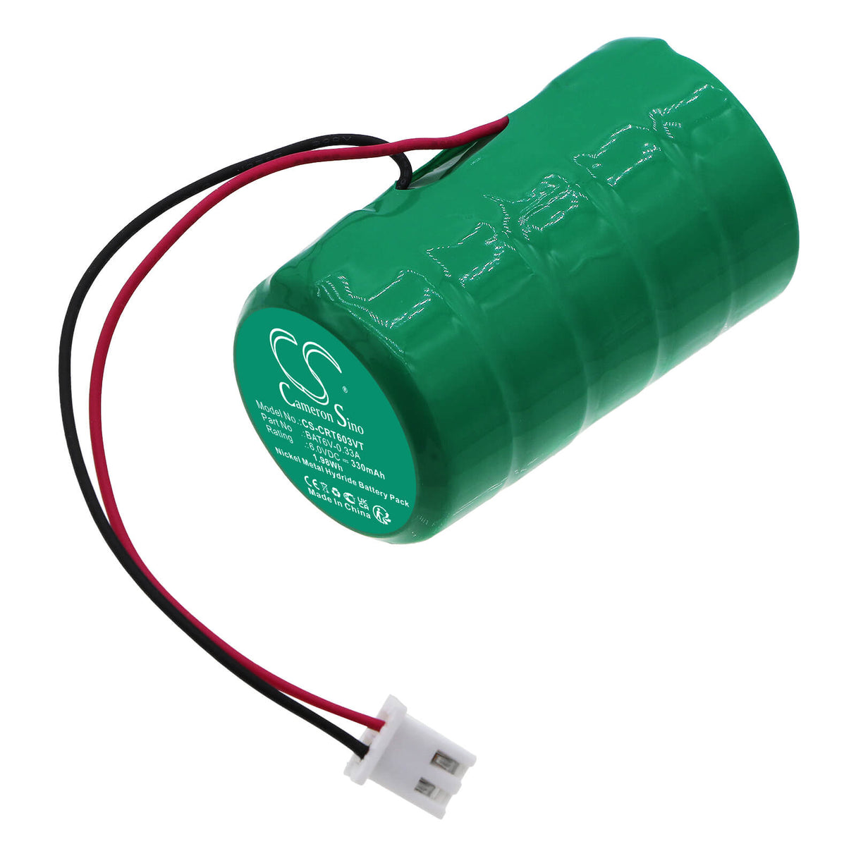 6.0v, Ni-mh, 330mah, Alarm Battery Fits Cqr, Multibox Sirens, 1.98wh Alarm System Cameron Sino Technology Limited