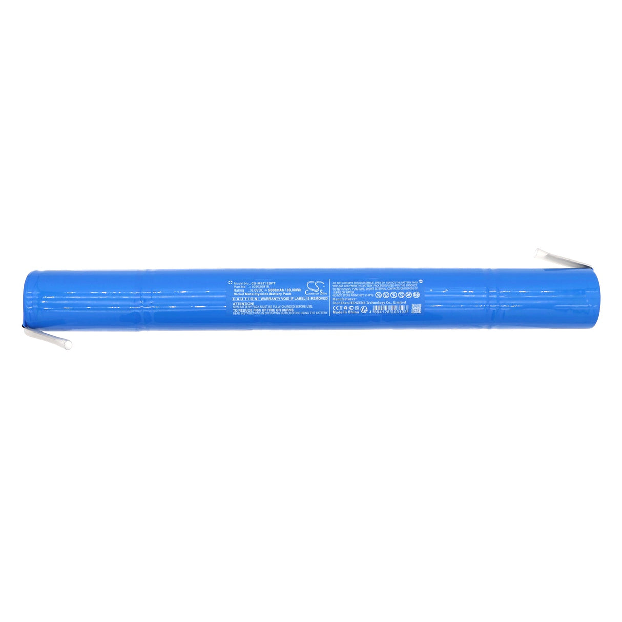 6.0V, Ni-MH, 5000mAh, Flashlight battery fits Metalsub, 105020816, Fx1211, Pr1209, 30.00Wh Flashlight Cameron Sino Technology Limited