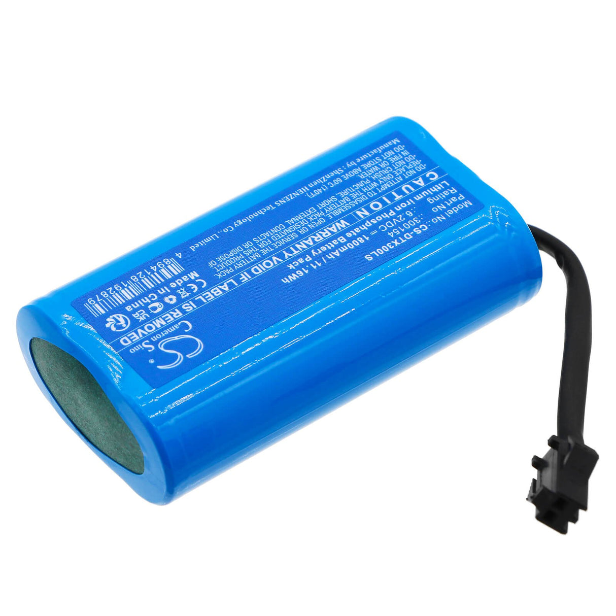6.2V, LiFePO4, 1800mAh, Batterie d'éclairage de secours compatible avec Dotlux, 300154, Exittop 3679-1 3h, 11.16Wh Éclairage de secours Cameron Sino Technology Limited