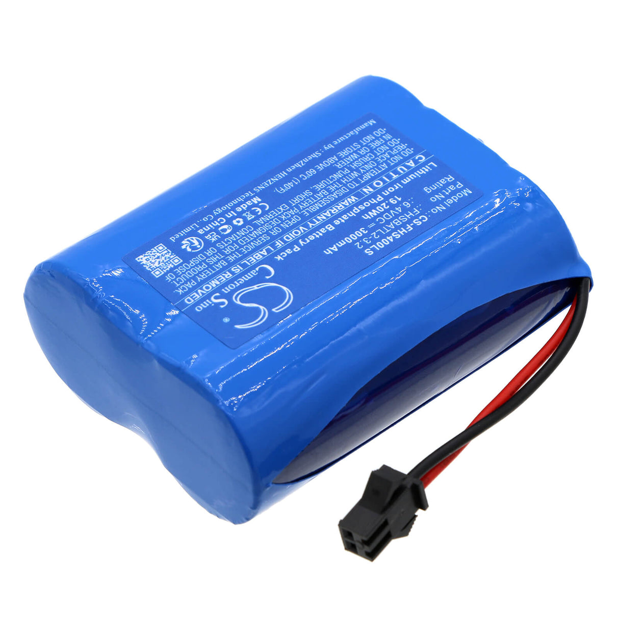 6.4V, LiFePO4, 3000mAh, batterie d'éclairage d'urgence compatible avec Fullham, Fhsbatl2-3.2, Fhsac1-unv-40l, 19.20Wh Éclairage d'urgence Cameron Sino Technology Limited
