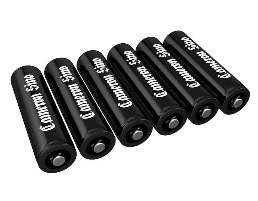 6pcs Aa Nimh Batteries 1.2v, 2200mah - 2.64wh AA Cameron Sino Technology Limited