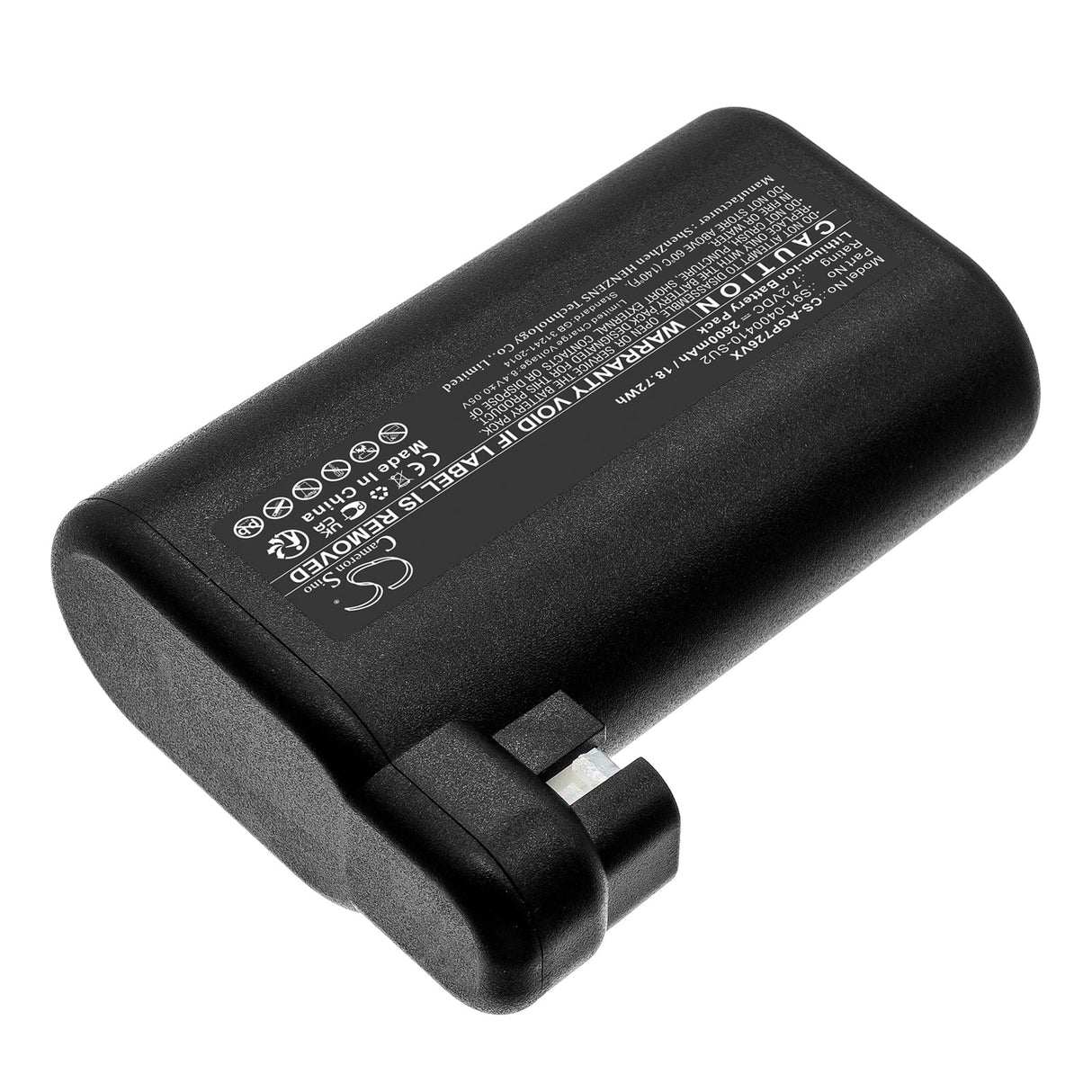 7.2V, Li-ion, 2600mAh Vacuum Battery fits Aeg, Electrolux Osiris, Rx9, 18.72Wh Vacuum Cameron Sino Technology Limited
