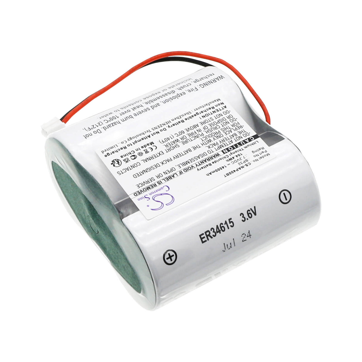 7.2v, Li-socl2, 14500mah, Alarm Battery Fits Noxalarm 151.016, 104.4wh Alarm System Cameron Sino Technology Limited (Dangerous Goods)