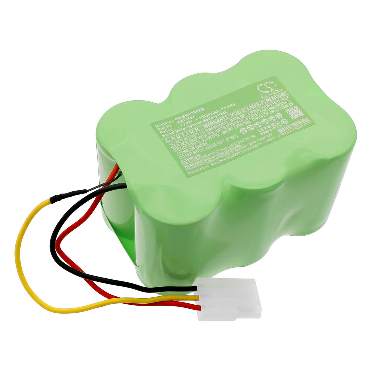 7.2V, Ni-MH, 10000mAh, Medical battery fits Biomedical, 110376, Crossvent 3+, Crossvent 4+, 72.0Wh Medical Cameron Sino Technology Limited (Medical)