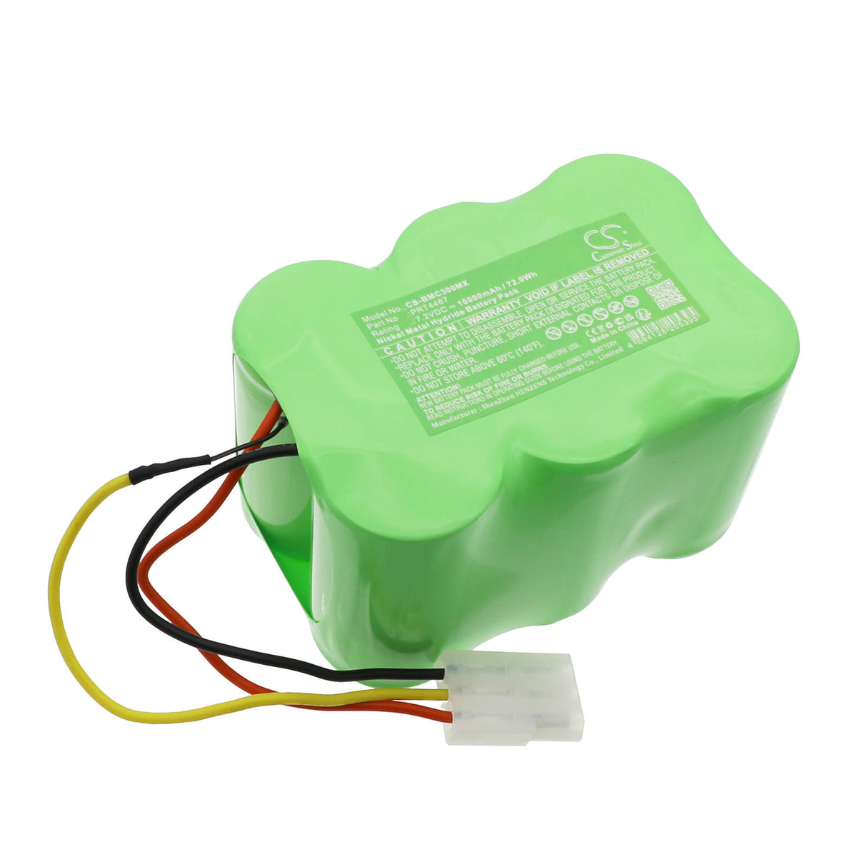 7.2V, Ni-MH, 10000mAh, Medical battery fits Biomedical, 110376, Crossvent 3+, Crossvent 4+, 72.0Wh Medical Cameron Sino Technology Limited (Medical)
