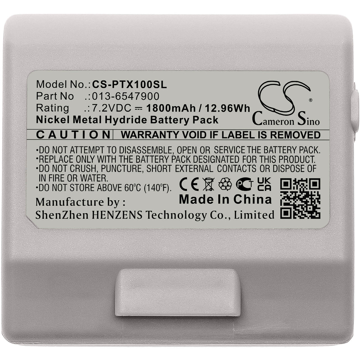 7.2v, Ni-mh, 1800mah, Battery Fits Plextalk, Book Port Dt, Ptx1, 12.96wh Batteries for Electronics Cameron Sino Technology Limited (Suspended)