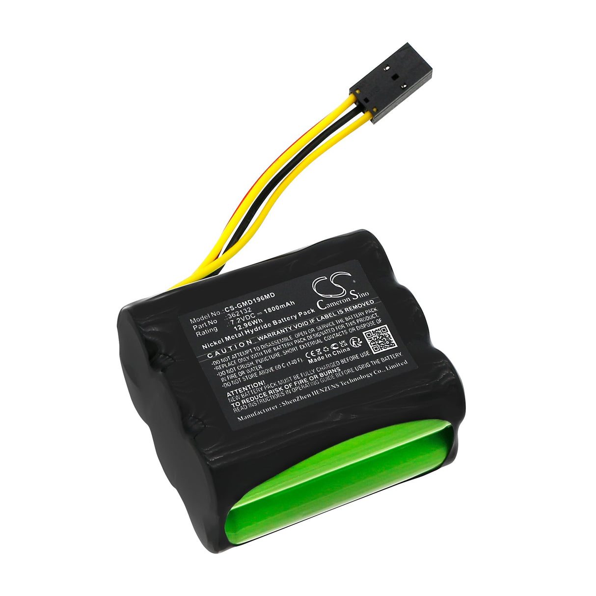 7.2V, Ni-MH, 1800mAh, Medical battery fits Gretagmacbeth, Densitometer D196, Densitometer D19c, 12.96Wh Medical Cameron Sino Technology Limited (Medical)