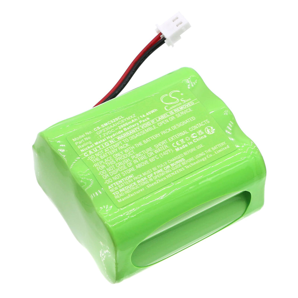 7.2V, Ni-MH, 2000mAh, Batterie de communication et de conférence compatible avec At&t, Snom, Gp230aahc6ymxz, 80-s042-00v Tech Erisstation V, 14.4Wh Communication & Conférence Cameron Sino Technology Limited