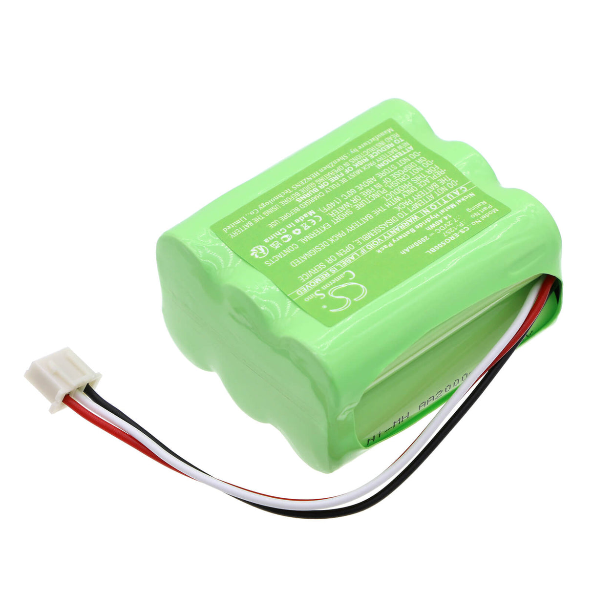 7.2v, Ni-MH, 2000mAh, Batterie de caisse enregistreuse compatible avec Euro-500, Handy Cache Register, 14.40Wh Caisse enregistreuse Cameron Sino Technology Limited