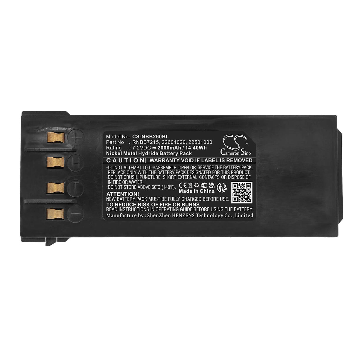7.2v, Ni-mh, 2000mah, Crane Remote Battery Fits Hiab, 077 Hiduo, 088 Hiduo, 14.40wh Crane Remote Control Cameron Sino Technology Limited
