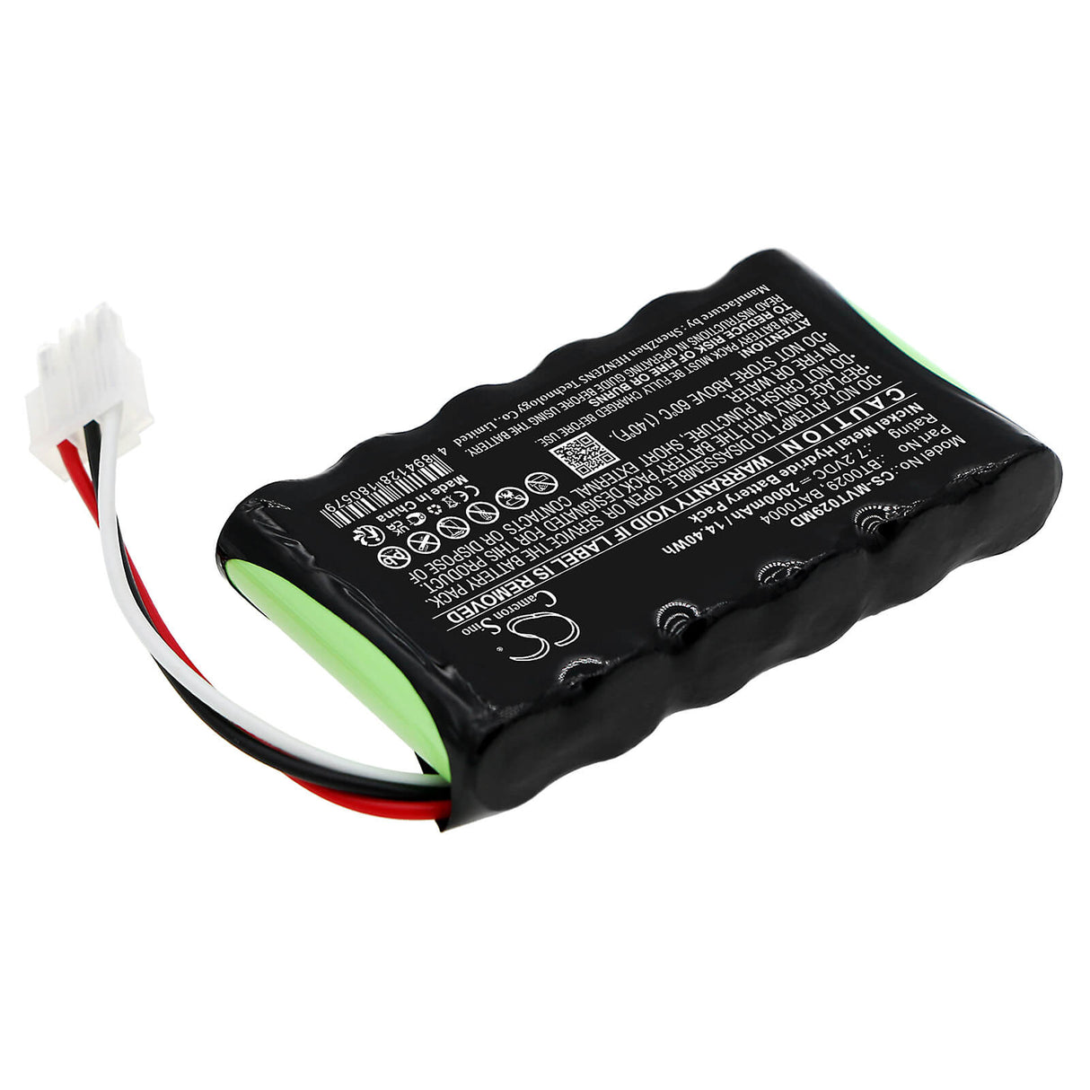 7,2V, Ni-MH, 2000mAh, Batterie médicale compatible avec Imex, 6196, Apm/apm2, Nicolet Vascular, 14,40Wh Cameron Sino Technology Limited (Médical)