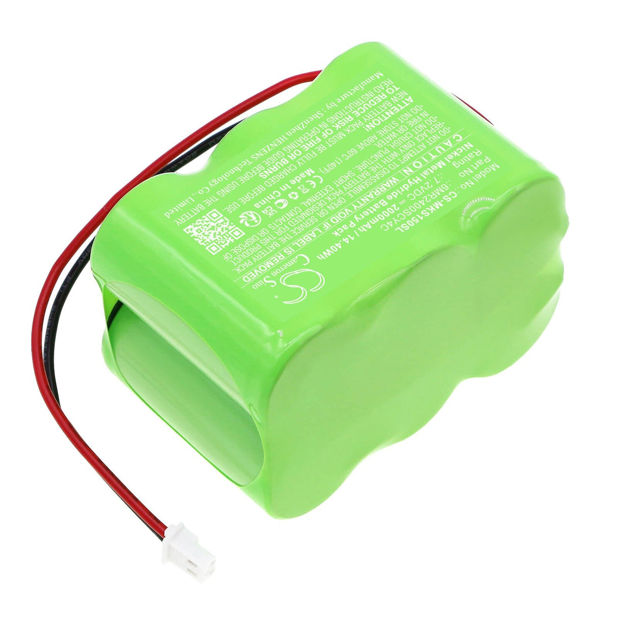 7,2V, Ni-MH, 2000mAh, Batterie d'équipement compatible avec Kathrein, 6mr2400scy4c, appareils de mesure Golden Power, Msk15, 14,4Wh Équipement, Enquête, Test Cameron Sino Technology Limited