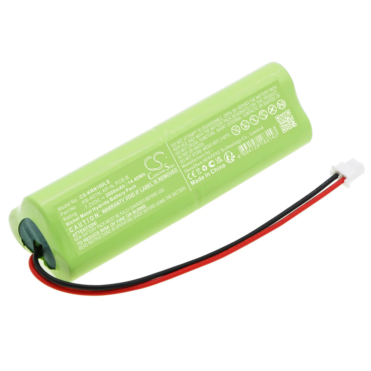 7.2v, Ni-mh, 2000mah, Alarm Battery Fits Kern, Cds, Cke, 14.40wh Alarm System Cameron Sino Technology Limited