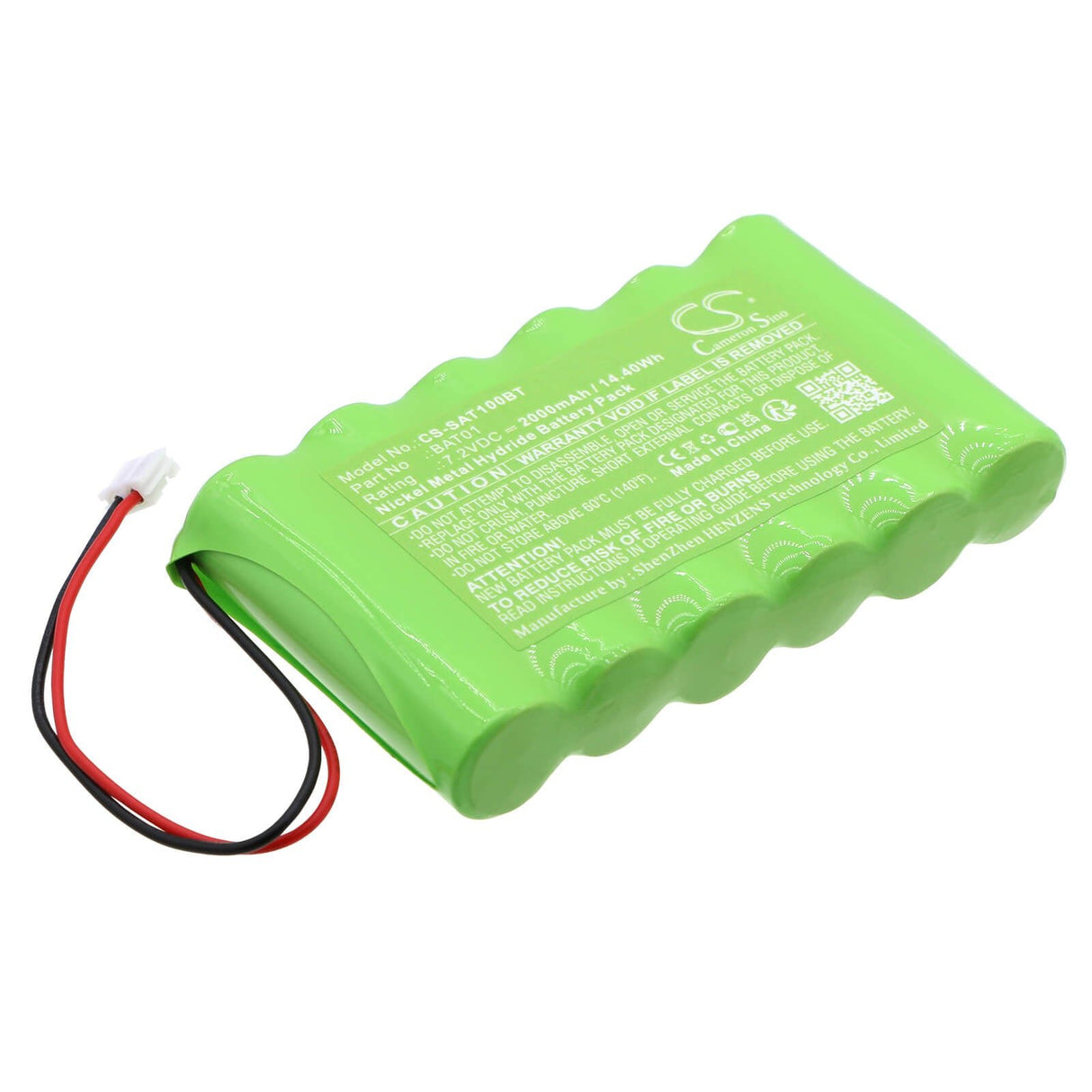 7.2v, Ni-mh, 2000mah, Alarm Battery Fits Scantronic, I-on Compact, 14.40wh Alarm System Cameron Sino Technology Limited
