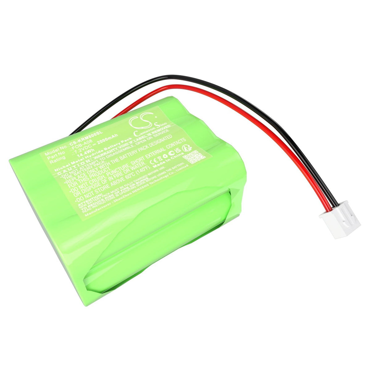 7.2V, Ni-MH, 2000mAh, Electronic Scales battery fits Kern, Fob, Mbb, 14.4Wh Electronic Scales Cameron Sino Technology Limited