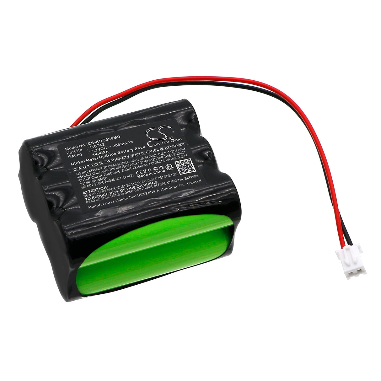 7.2V, Ni-MH, 2000mAh, Medical battery fits Kern Chair, Scale Mcc300k100m, 14.4Wh Medical Cameron Sino Technology Limited (Medical)