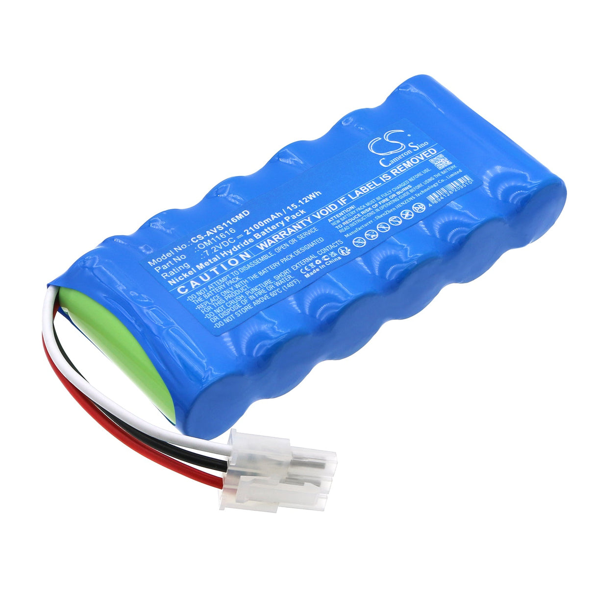 7.2V, Ni-MH, 2100mAh, Batterie médicale compatible avec Viasys Healthcare, Nicolet Vascular Versalab Apm, Nicolet Vascular Versalab Apm2, 15.12Wh Medical Cameron Sino Technology Limited (Médical)