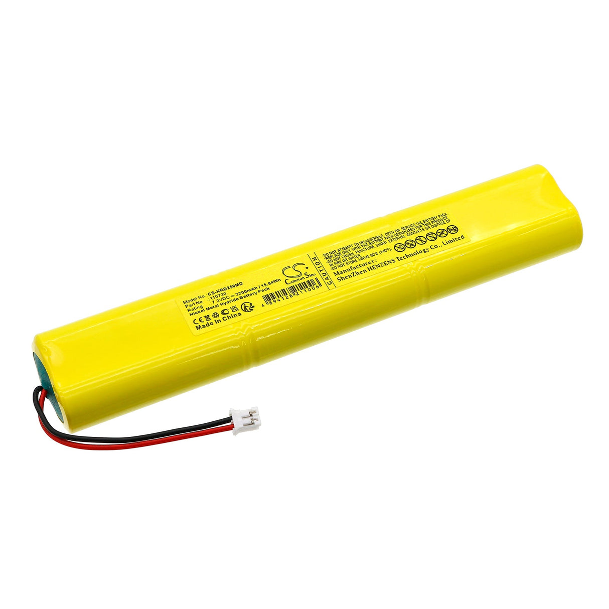 7.2V, Ni-MH, 2200mAh, Batterie médicale compatible avec Kern Chair, Scale Mpd250, 15.84Wh Medical Cameron Sino Technology Limited (Médical)