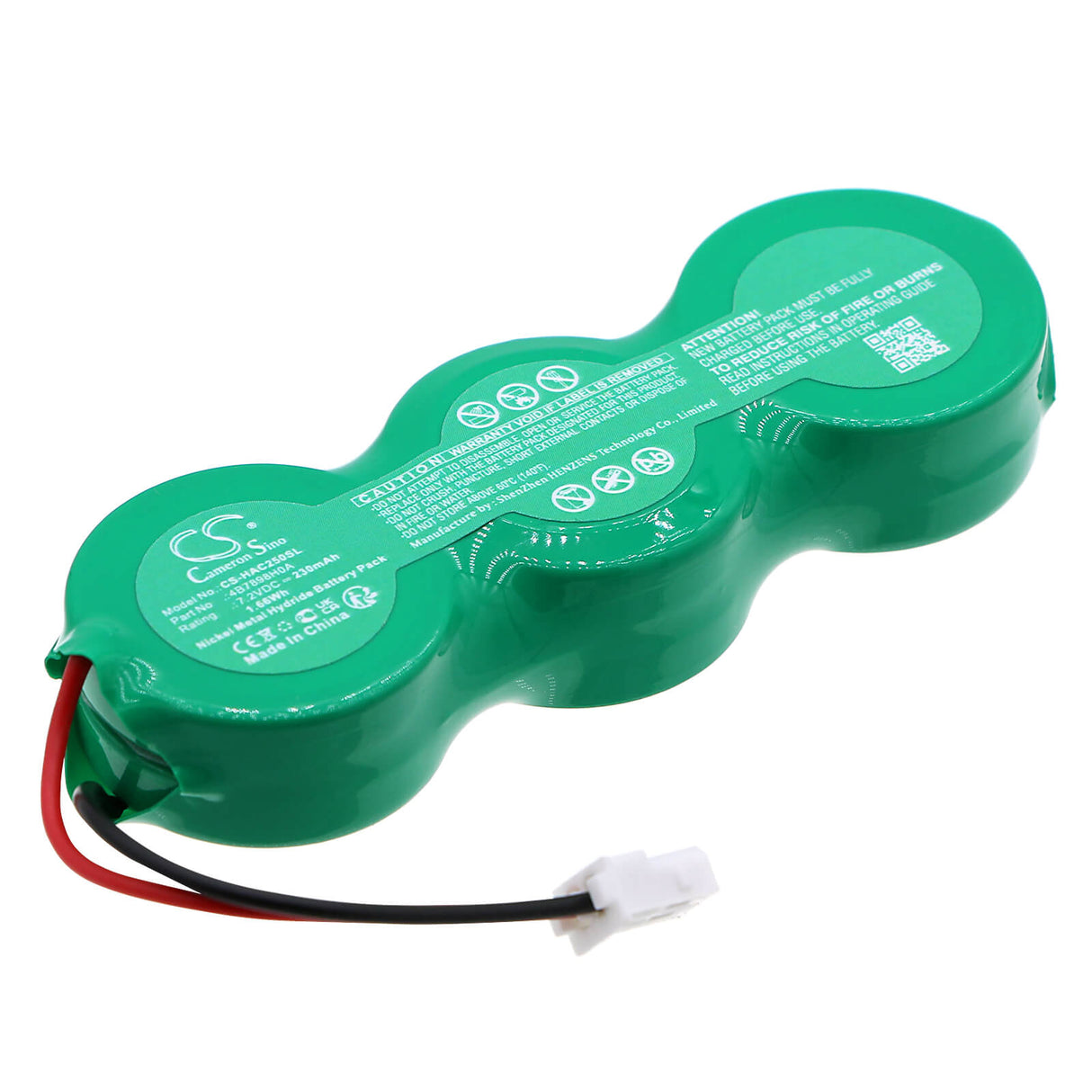 7.2V, Ni-MH, 230mAh, Siren Alarm battery fits Honda, 4b7898h0a, Accord, Civic Alarm Siren, 1.66Wh Siren Alarm Cameron Sino Technology Limited